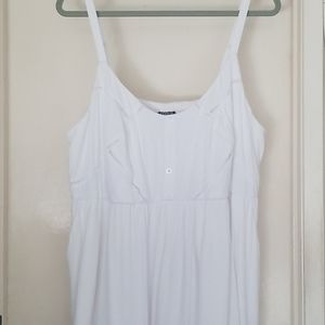 Simple White Summer dress with Pockets!!